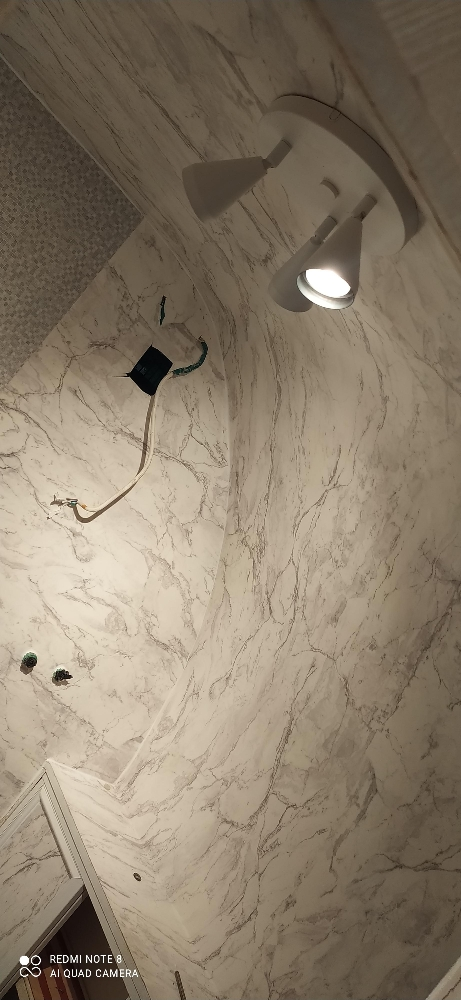 waterproof pvc fixing in bathroom - 13