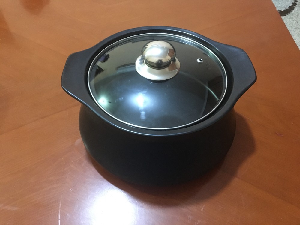 طاجين فخار اسود نوعية ممتازة  - 1