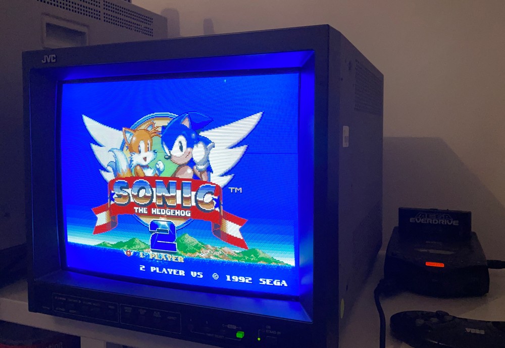 sega genesis cdx system console  - 3