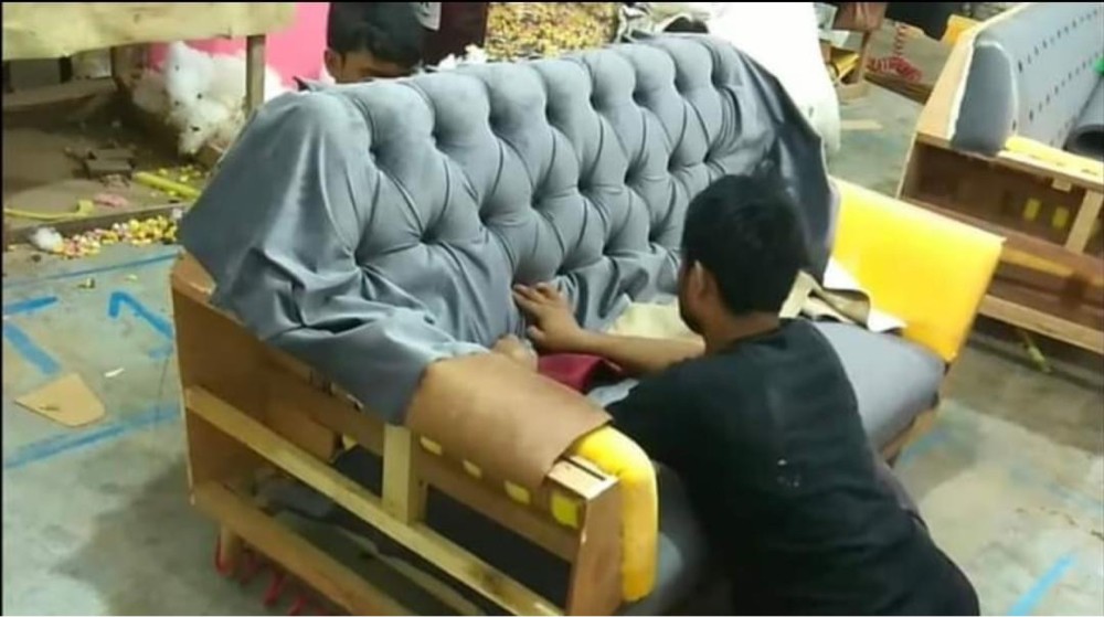 sofa and curtain  - 5