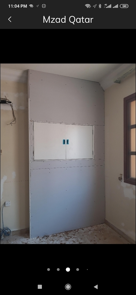 Gypsum board partition work - 12