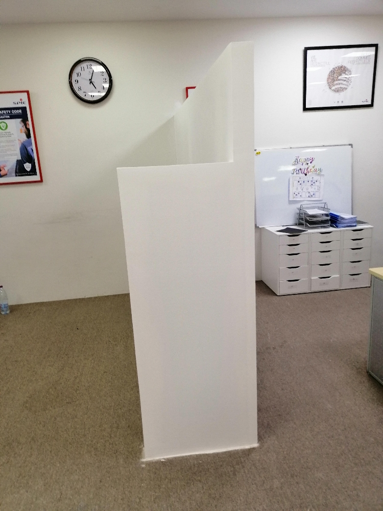 Gypsum board partition work - 11