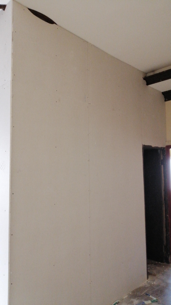 Gypsum board partition work - 7