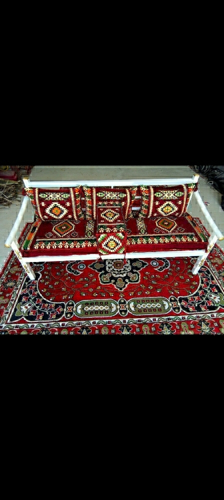 جلسات خارجيه كراسي خشب وحديد - 4