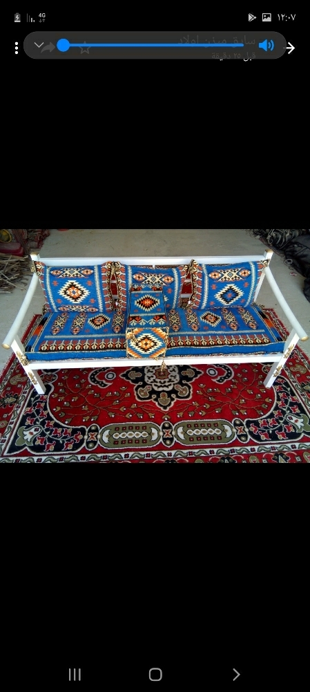 جلسات خارجيه كراسي خشب وحديد - 11