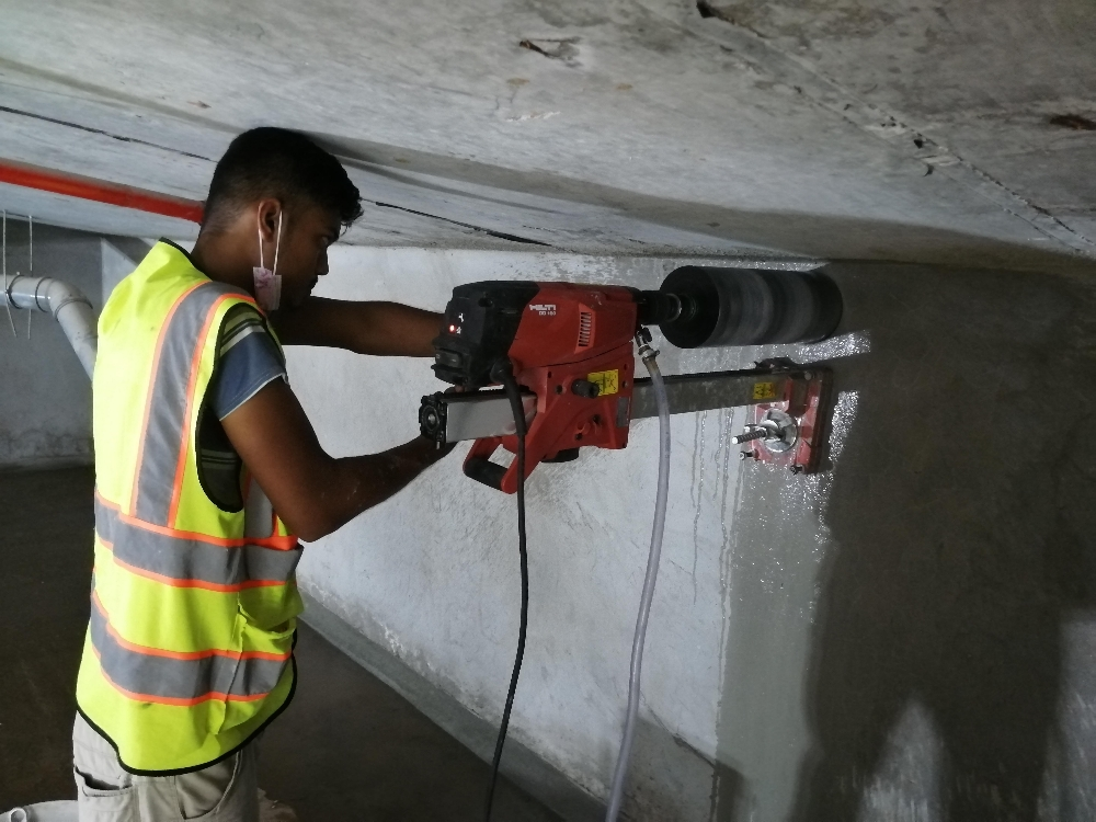 concrete coring work - 1