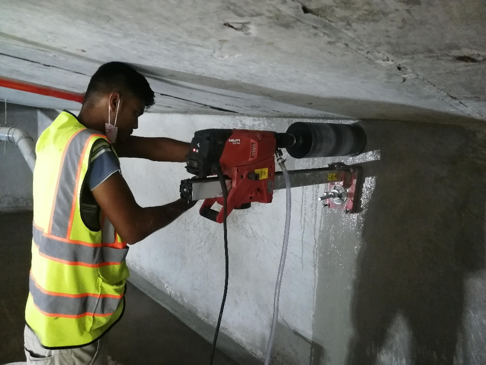 concrete coring work - 2
