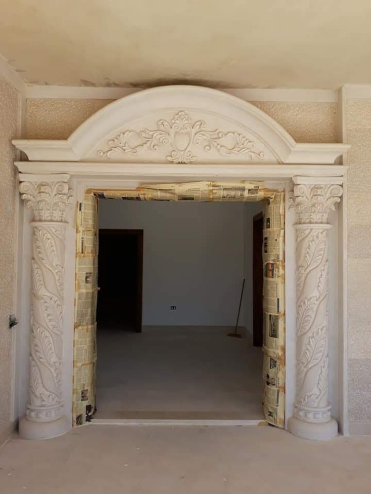 Installing a stone, using a cemen - 3
