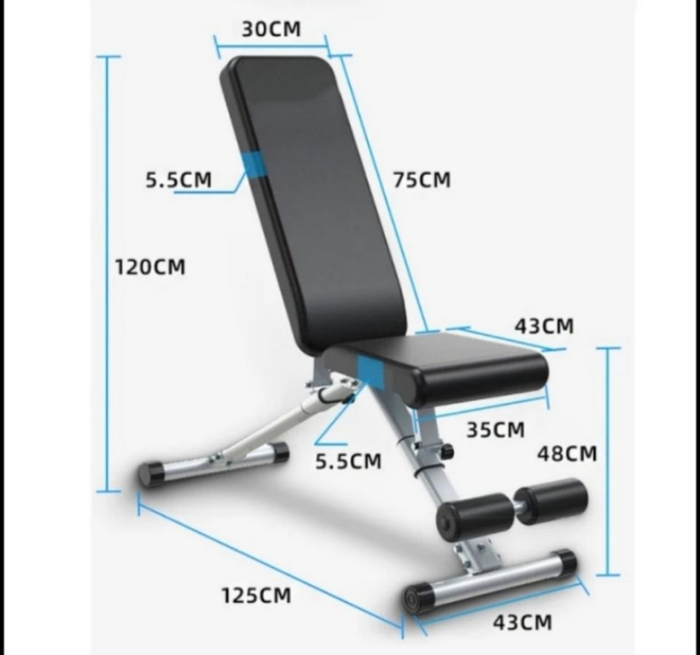 Weight lifting bench Adjustable - 2