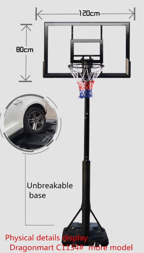 Adjustable basketball hoop - 4