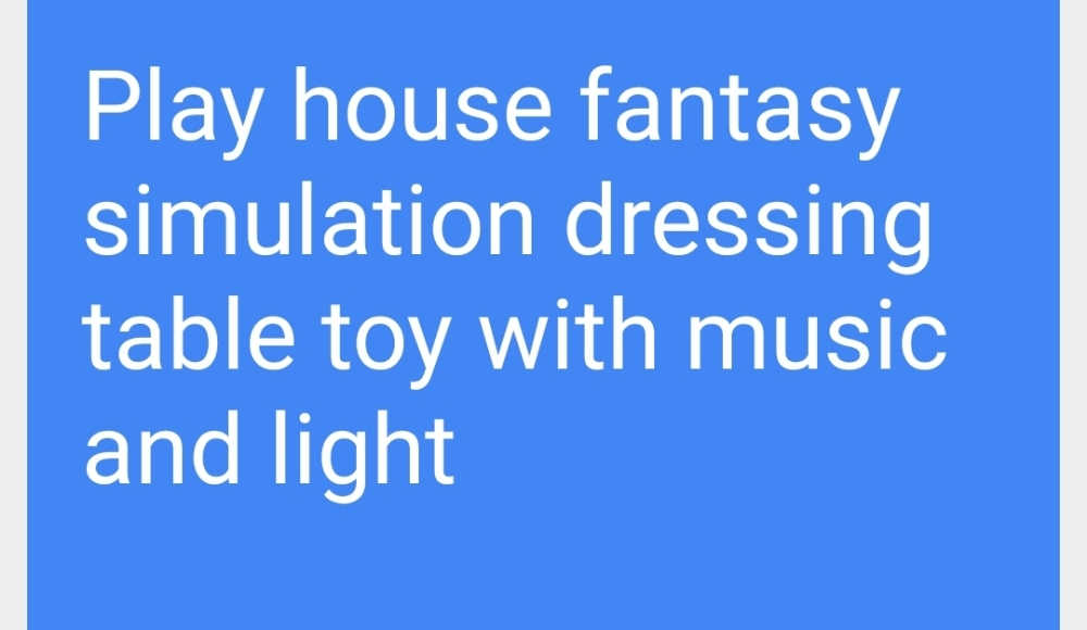 Play house dressing table toy - 2