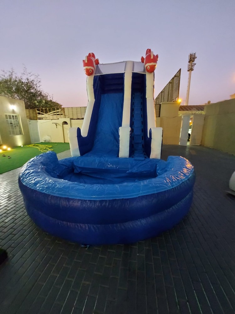 زوحليقة سمكة نيمو مع بركة سباحة - 3