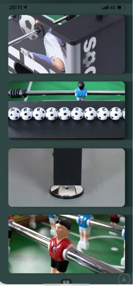 Weifan 1.4m Football machine tabl - 2