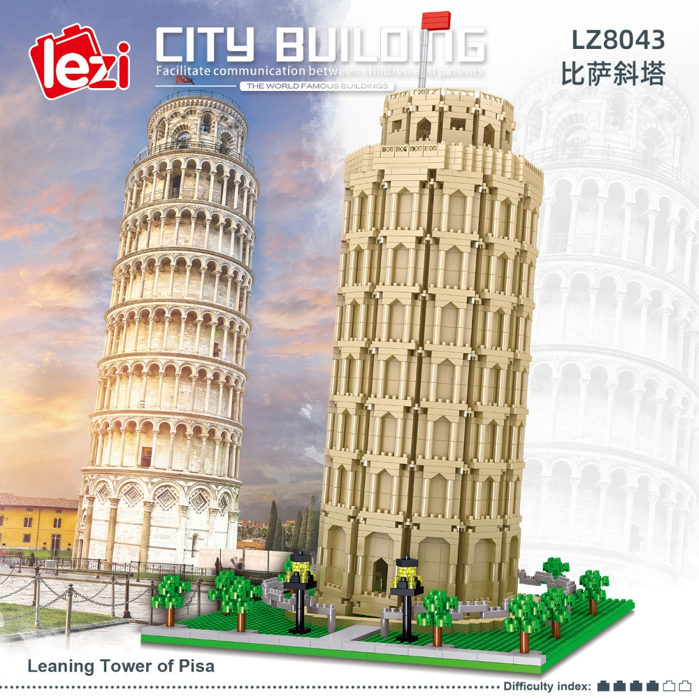 Self-assembling model of building - 3