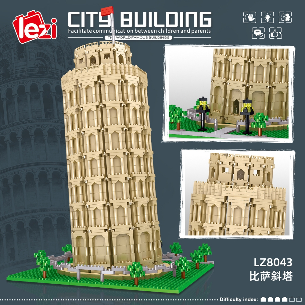 Self-assembling model of building - 5