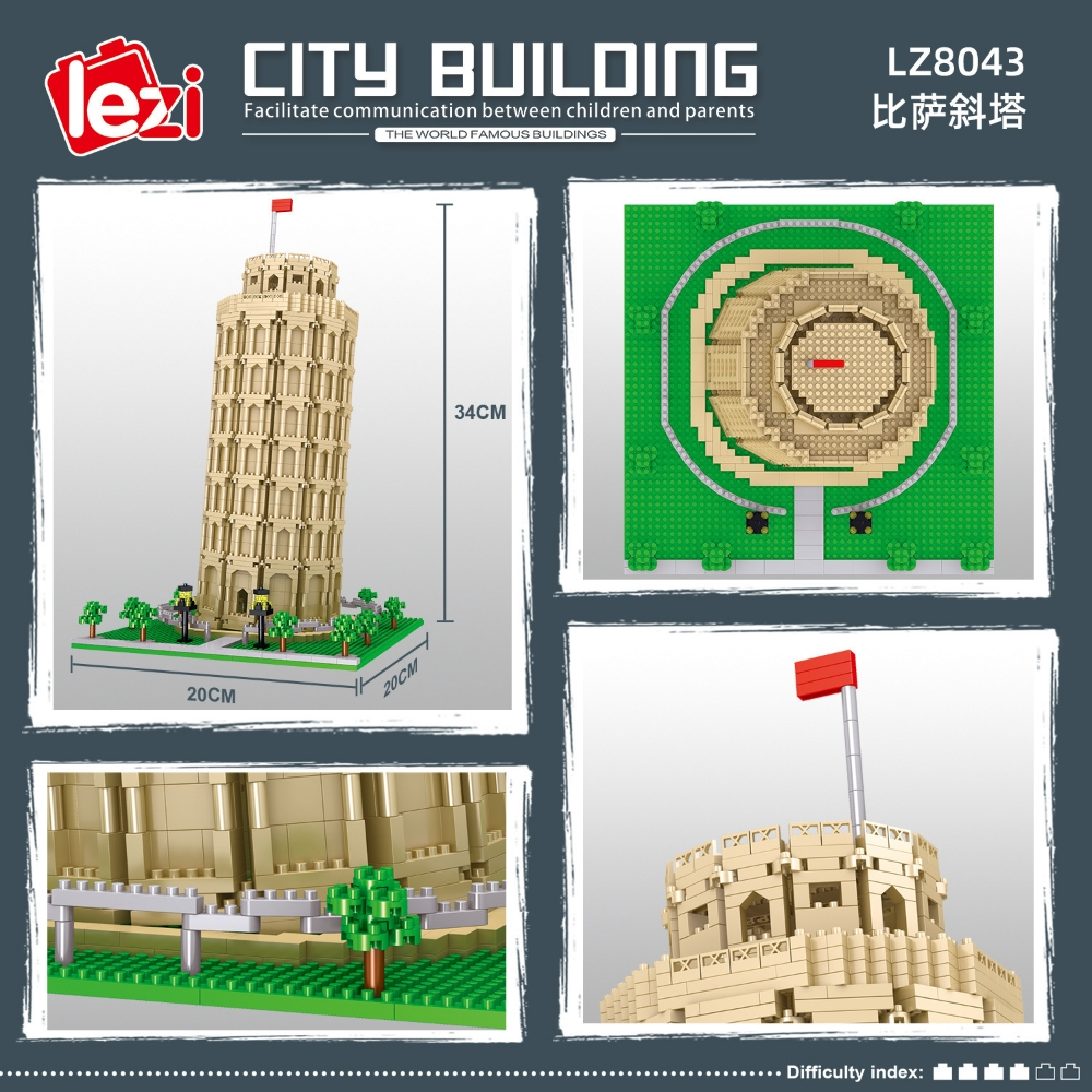 Self-assembling model of building - 1