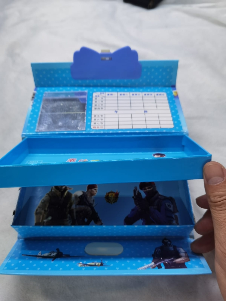 Password lock stationery box penc - 3