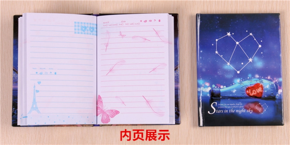 Password book Padlock notebook - 6