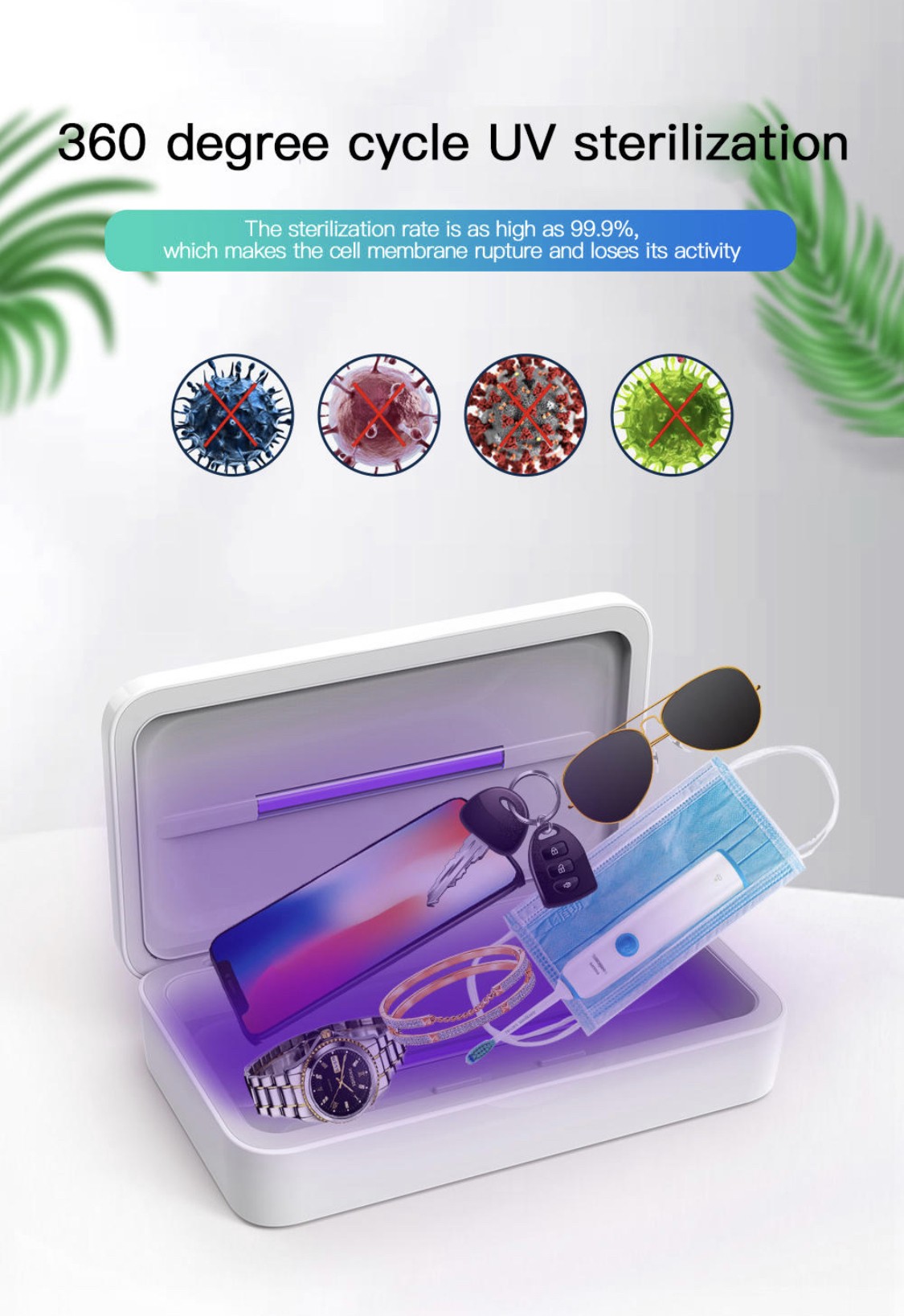 UV Sterilizer with Wireless Charger - 8