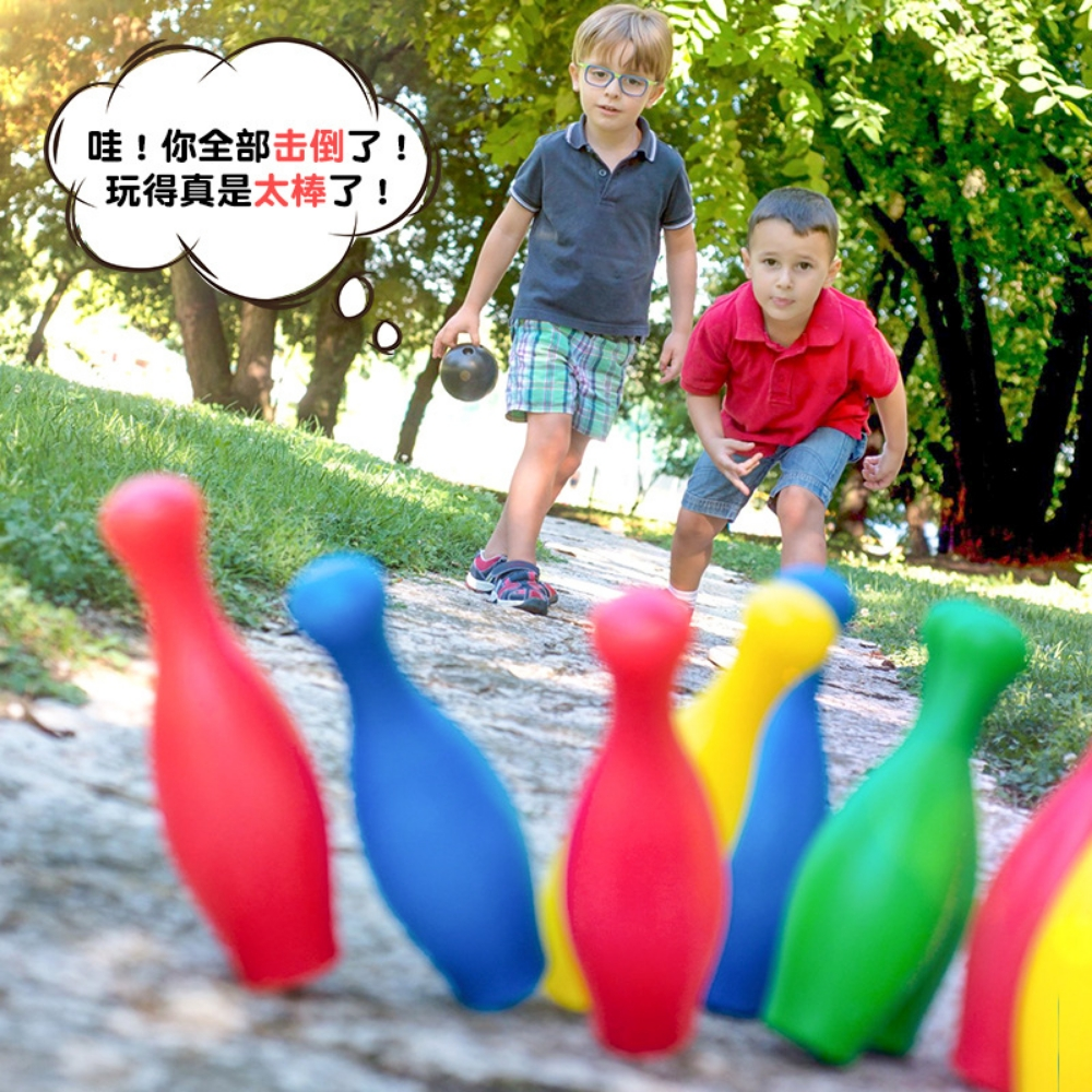 Children's plastic bowling ball - 4