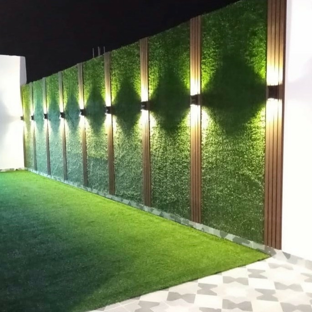خشب وعشب جداري - 4