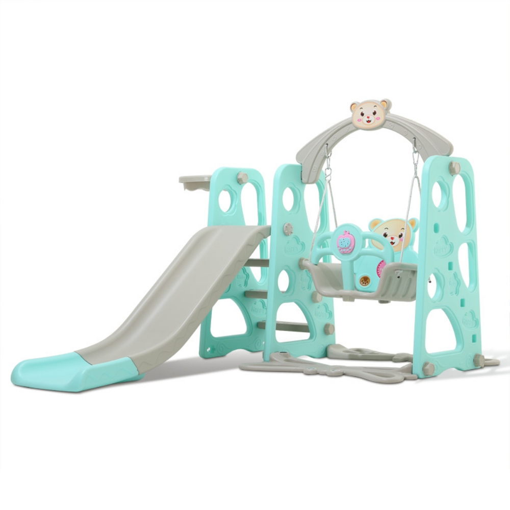 Children's indoor swing slide bas - 5