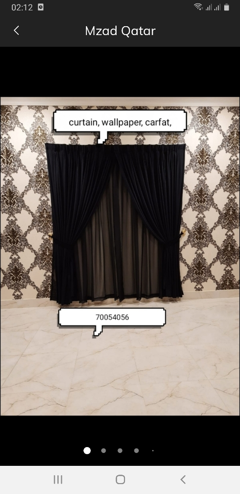 Curtain &Wallpaper &carfat& - 1