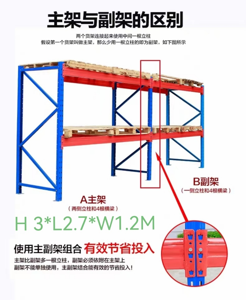 Weight warehouse Shelves rack - 2