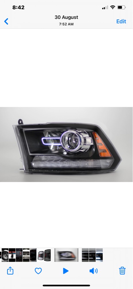 Doge ram headlight - 2