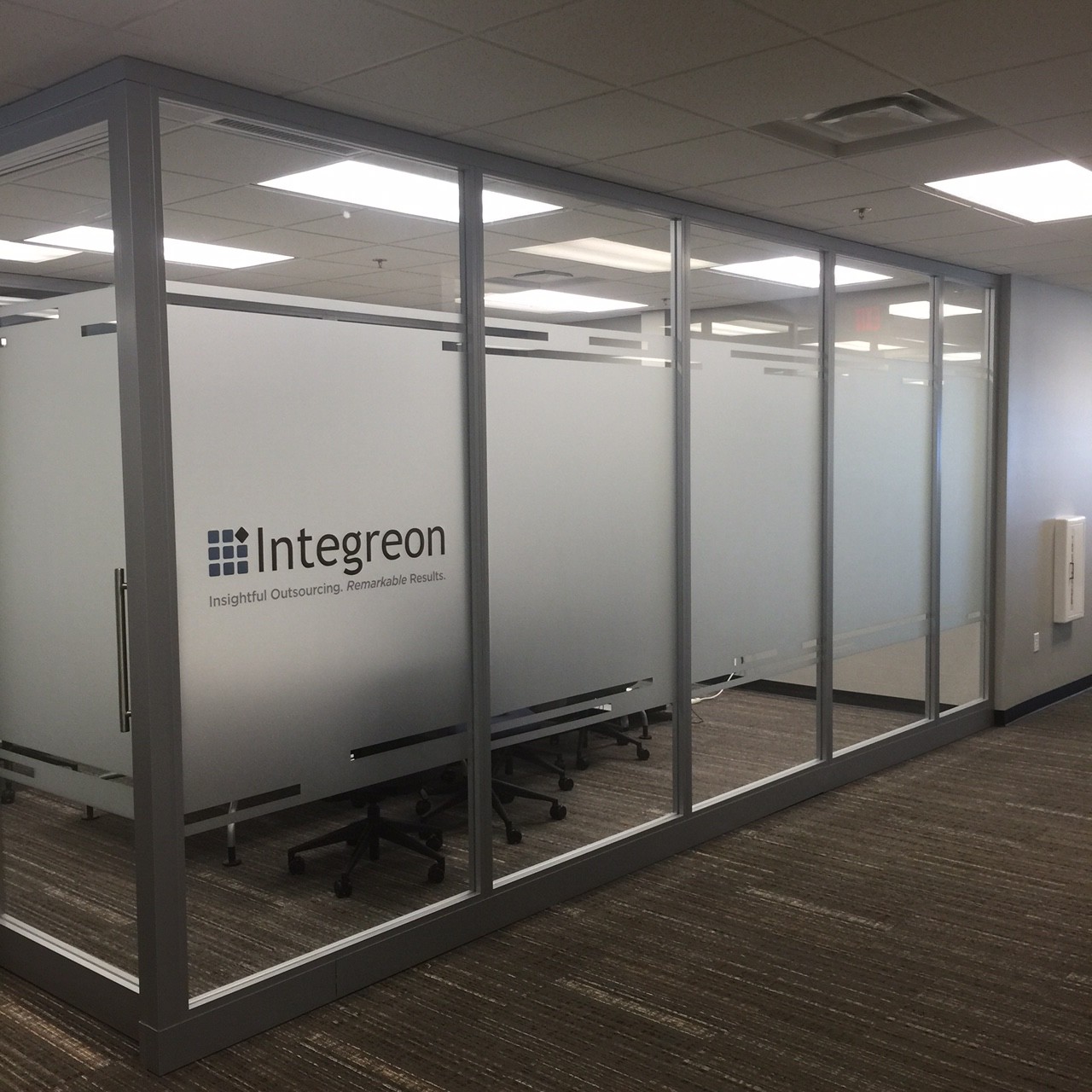 office partition glass sticker  - 14