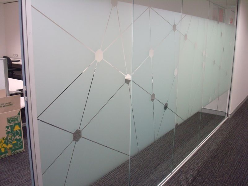 office partition glass sticker - 4