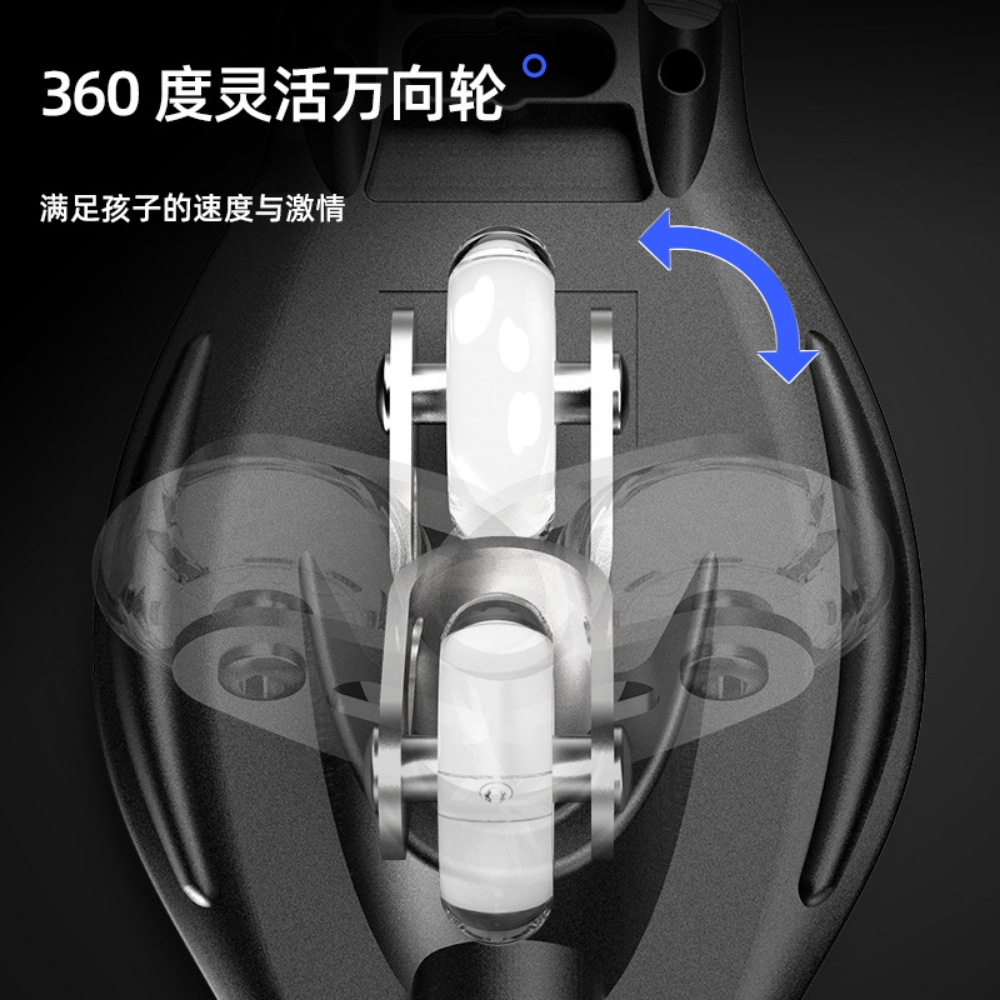 Double tilt scooter skateboard - 3
