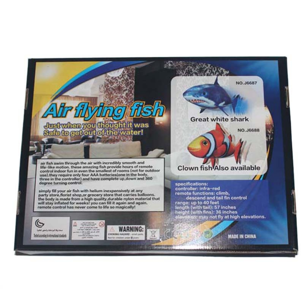 remote control flying fish helium - 5