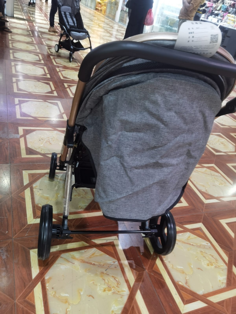 One key folding car stroller - 5
