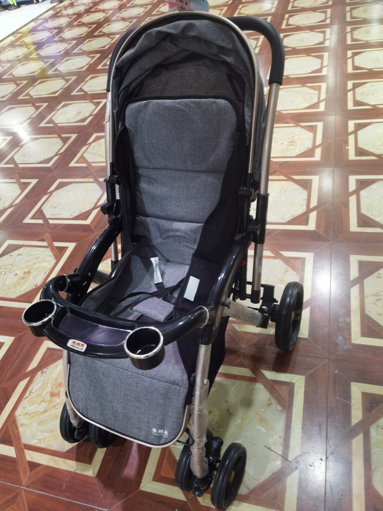 One key folding car stroller - 4