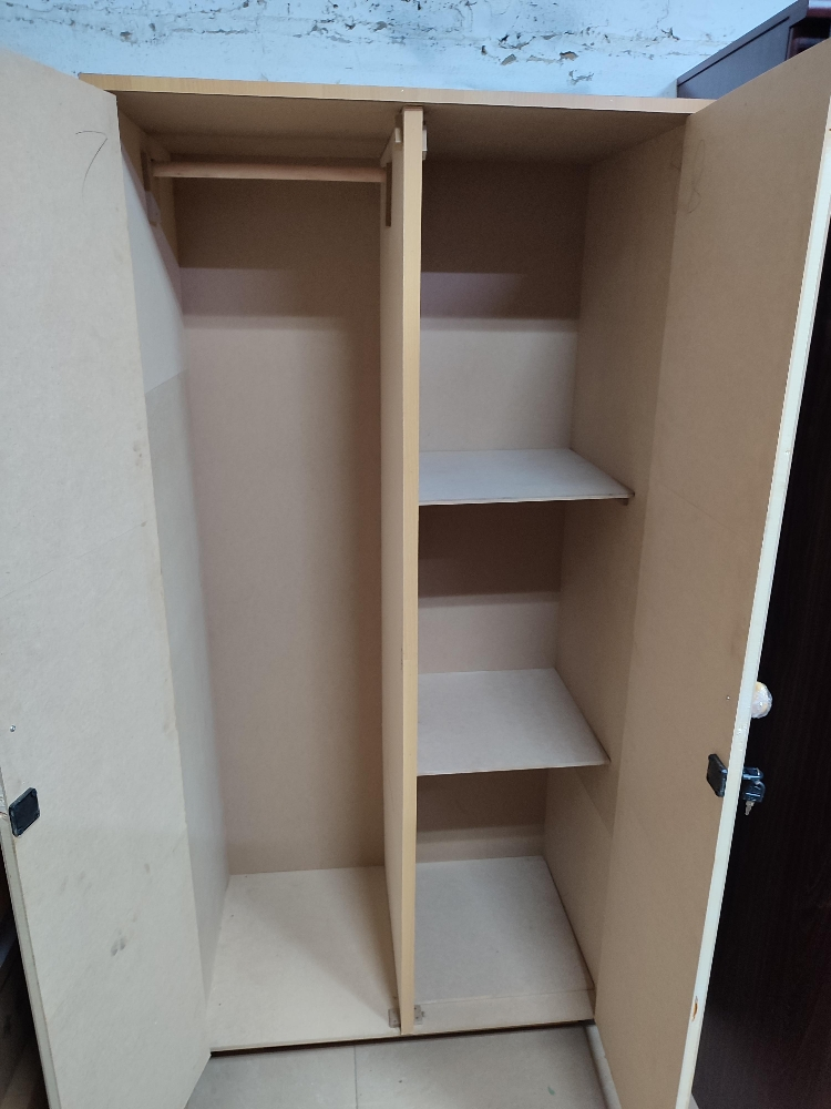 New steel Bed & wooden bed, Cabinet - 13