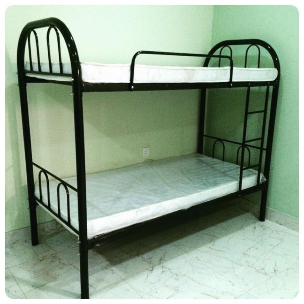 New steel Bed & wooden bed, Cabinet - 6