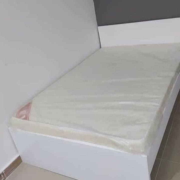 New Wooden Steel Bed ,Cupboard - 7