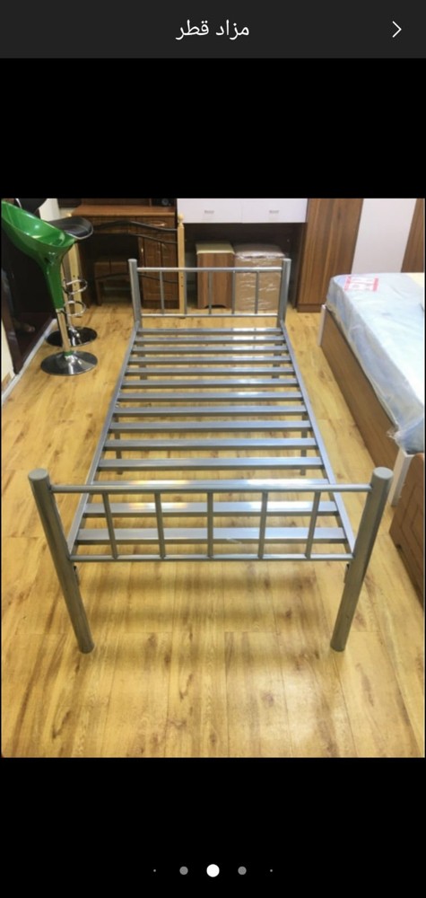 New steel Bed ,wooden bed ,cupboard - 3