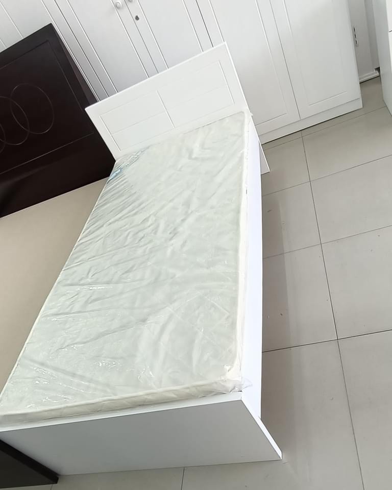New steel Bed ,wooden bed ,cupboard - 9