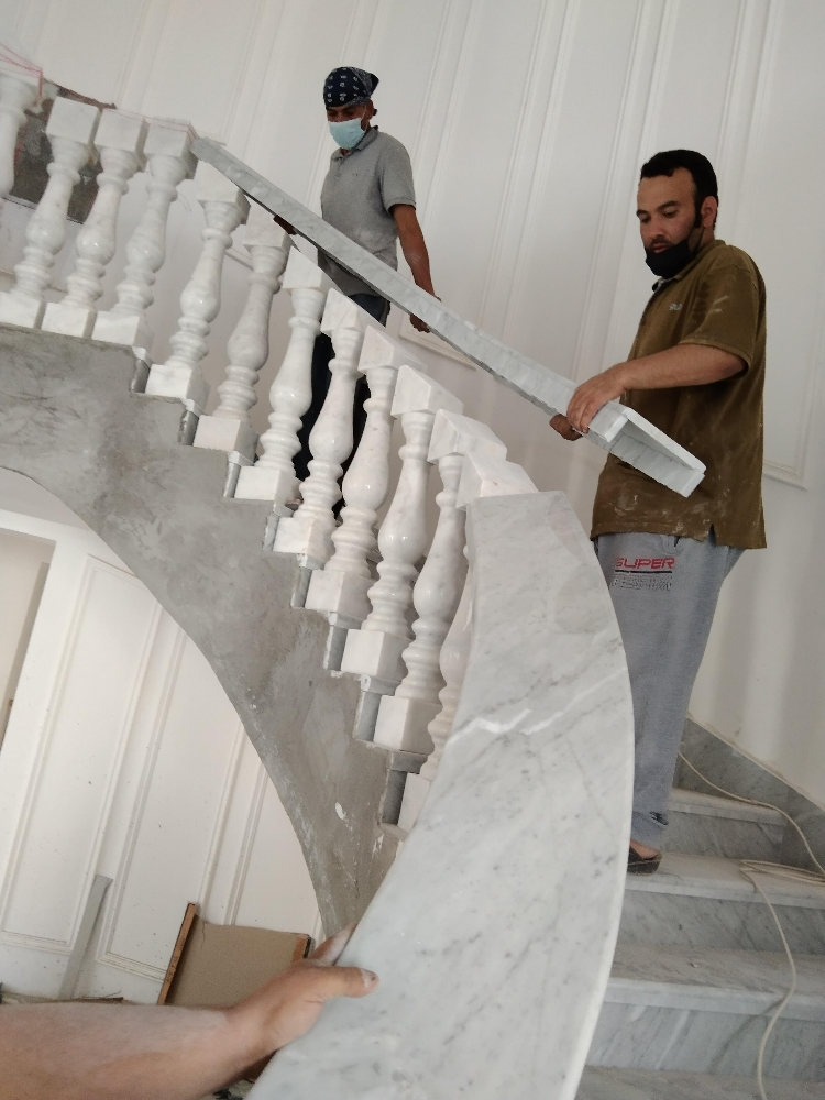درج رخام مع هندرل - 3