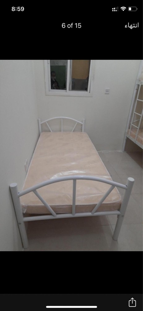 New Wooden Bed,Metal Bed,Cupboard - 13