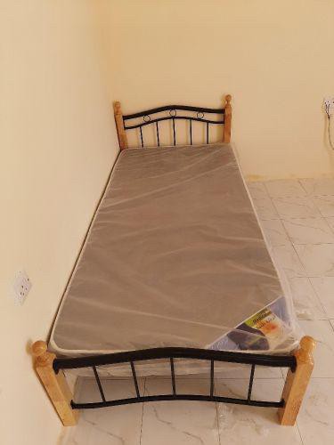 New Wooden Bed,Metal Bed,Cupboard - 9