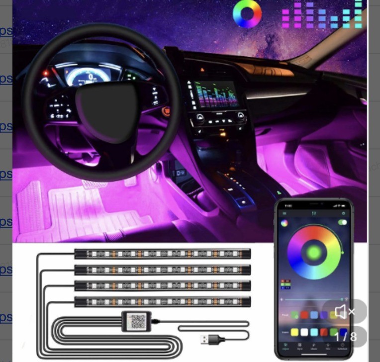 Car Sticker and Led lights - 4
