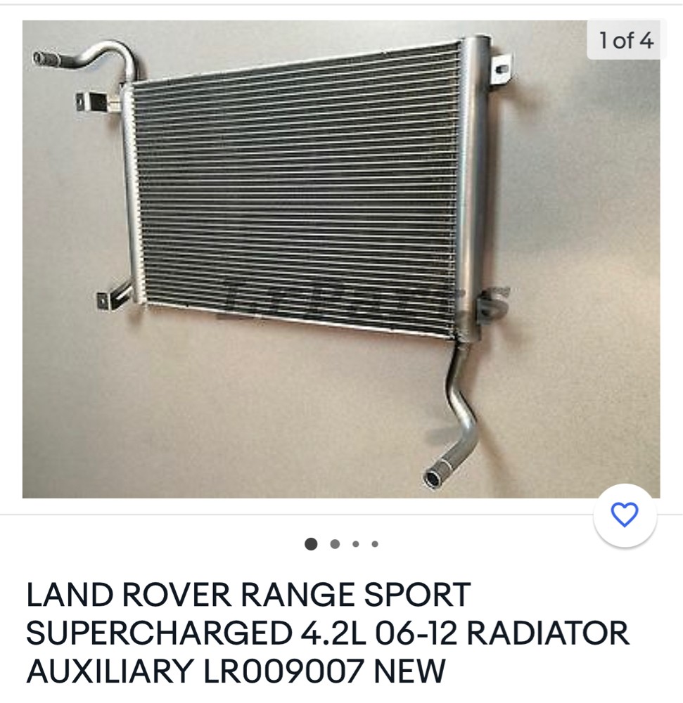 RADIATOR AUXILIARY LR009007 NEW - 3
