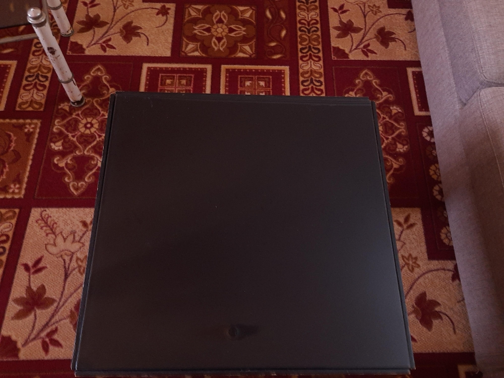long black glass table - 4