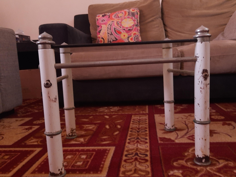 long black glass table - 11