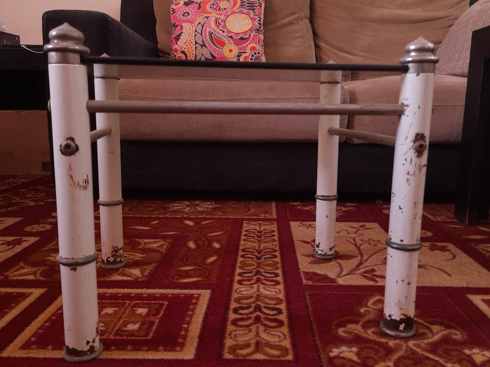 long black glass table - 10