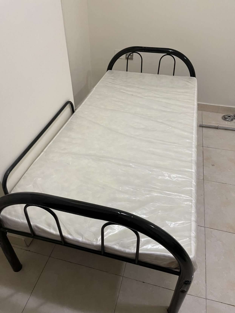 New steel Bed,wooden bed,Cupboard - 3