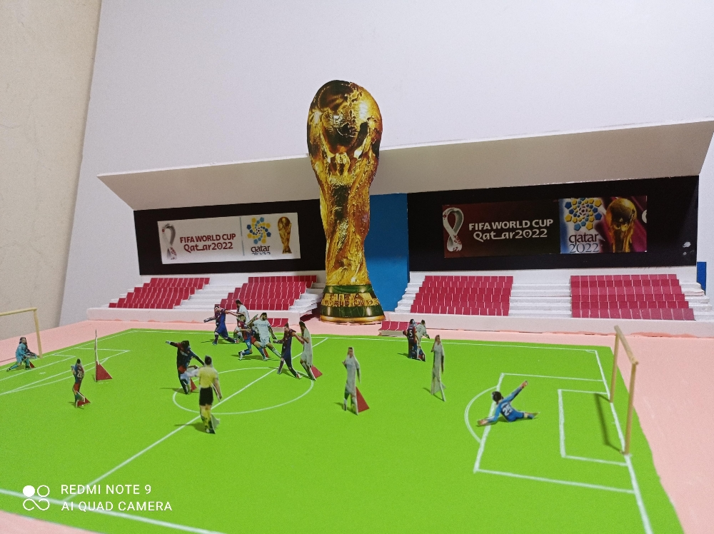 مجسم كاس العالم بقطر - 3